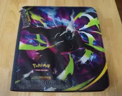 Pitch Black Custom Binder 720 Cards 12 Pockets With Binder Tag Keychain - Image 1