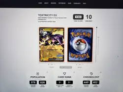 Toxtricity 2025 Pokemon SVP Scarlet & Violet Black Star Promos 215 Card (TAG 10) - Image 3