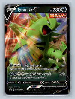 Tyranitar V SWSH: Sword & Shield Promo Cards SWSH109 Near Mint NM - Image 1
