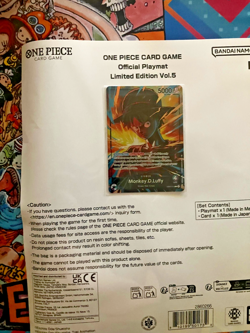 ONE PIECE CARD GAME Official Playmat Limited Edition Vol.5 W/Luffy promo English - Image 2