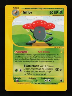Vileplume 69/165 Rare Expedition Base Set Pokemon Cards - Image 1