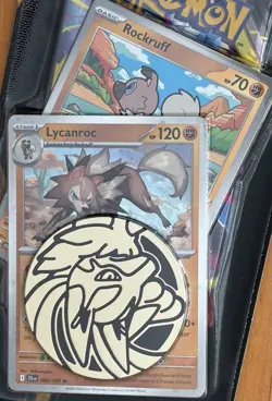 POKEMON TCG MEGA EVOLUTION BOOSTER PACK, 2 PROMO CARDS LYCANROC & ROCKRUFF - Image 3