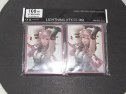 Final Fantasy Lightning 100 Square Enix MTG EDH deck protectors card sleeves - Image 2