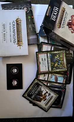 New Cards Sealed Warhammer: Age of Sigmar Champions Campaign TCG Deck Death - Image 2