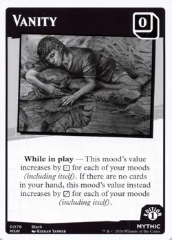 MTG Secret Lair Mood Swings - Vanity - Mythic - Card # 0068 - Image 1