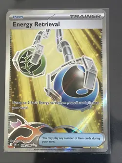 Pokemon Card - Energy Retrieval - Full Art Ultra Rare (108/086) Chaos Rising NM - Image 1