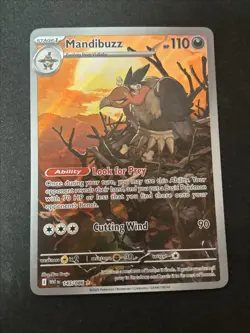 Pokemon TCG Mandibuzz Card 145/086 White Flare - Image 1