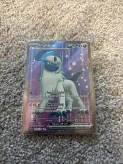 Pokemon TCG Absol EX Sv03: Obsidian Flames Holo Ultra Rare Card 214/197 - Image 1