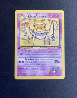 Pokemon Card - Sabrina's Hypno Gym Challenge 56/132 1st Edition Uncommon - Image 1