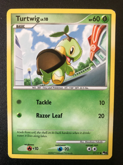 Turtwig 17/17 POP series 6 Pokemon non-holo rare card MP - Image 1