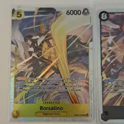 Bandai One Piece Card Game Foil Parallel 3-Card Lot Borsalino/Nami EB04-058 - Image 2
