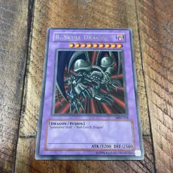 B. Skull Dragon MRD-018 Metal Raiders Unlimited LP Black Yugioh Card Ultra Rare - Image 1