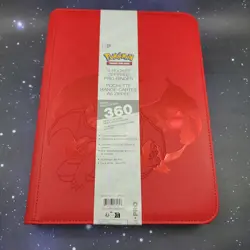 Ultra Pro: 9 Pocket Zip Pro Binder - Elite Series - Charizard, Holds 360 Cards - Image 1
