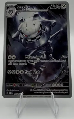 2025 Steelix #150/132 IR English Mega Evolution Holo Pokemon Card NM/M - Image 1