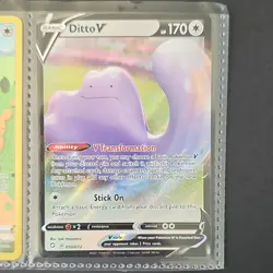Pokemon TCG Ditto + Ditto V 2-Card Lot Crown Zenith/Shining Fates English - Image 4