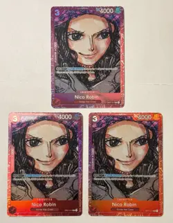 Nico Robin Premium Card Collection ONE PIECE FILM RED (3x) Cards English 017 - Image 1