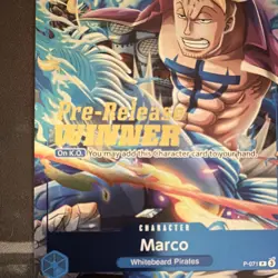 Bandai One Piece Card Game Marco P-071 Promo Foil Pre-Release Winner - Image 3