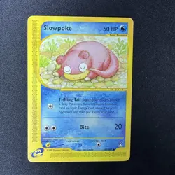 Slowpoke 108/147 Pokemon Trading Card Game eCard Aquapolis - Image 1