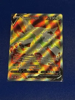 Chesnaught V (Full Art) 171/195 Swsh12: Silver Tempest Holo - Pokemon Card - Image 1