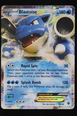 Blastoise EX - 29 - XY - Pokemon Card - Near Mint - Image 1