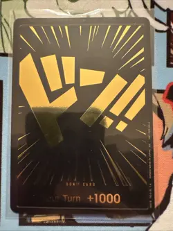 One Piece Promotion Cards DON!! Card (Black and Gold) - Image 1