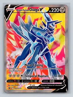 Origin Forme Dialga V Full Art Promo: Sword & Shield Promo Cards SWSH255 NM - Image 1
