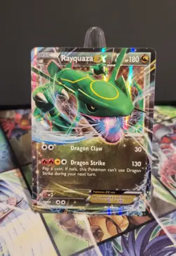 Rayquaza EX 60/108 Holo EX Rare Roaring Skies Pokemon NM - Image 1