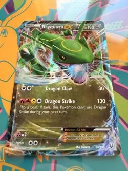 Pokemon Rayquaza EX 60/108 Ultra Rare Holo Roaring Skies XY NM - Image 2