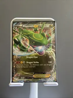 Pokemon Rayquaza EX 60/108 Ultra Rare Holo Roaring Skies XY NM - Image 1