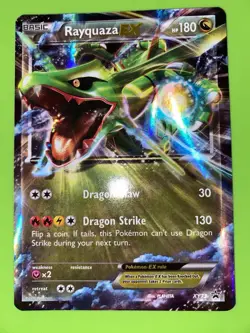 The Pokemon Company Rayquaza EX XY73 XY Promo Holo 180 HP English Card - Image 1