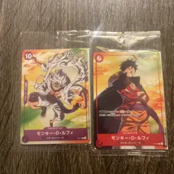 ONE PIECE Card Game P-041 P-003 P-001 ST03-008 Seven Eleven PROMO set sealed - Image 1