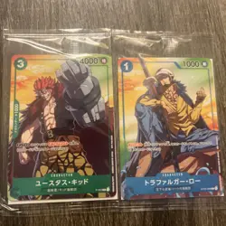 ONE PIECE Card Game P-041 P-003 P-001 ST03-008 Seven Eleven PROMO set sealed - Image 2