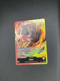 Sabo (001) ST13-001 Leader Ultra Deck: The Three Brothers One Piece Foil NM - Image 1