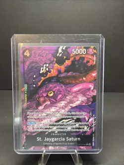 St. Jaygarcia Saturn OP13-083 Carrying On His Will R Alt Art One Piece - Image 1