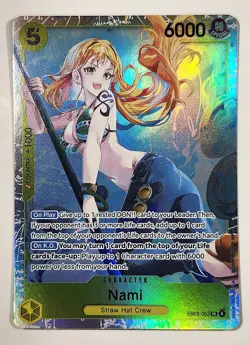 NAMI 2026 One Piece Super Rare EB03-053 - Heroines Edition - Image 1