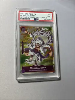 Monkey.D.Luffy (041) Regional 2024 Vol. 2 P-041 One Piece PSA 9 - Image 1