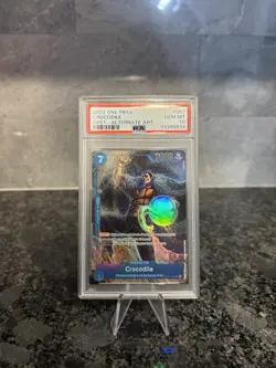 One Piece Crocodile OP01-067 Alternate Art PSA 10 Romance Dawn Super Rare - Image 1