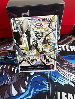 Bandai One Piece Monkey D. Luffy ST21-001 Leader 5000 Holo Alt Art EN - Image 1