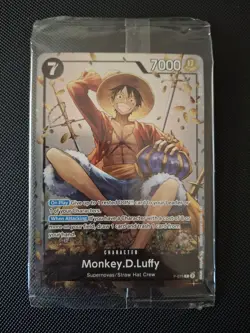 One piece TCG Monkey D. Luffy P-075 Promo - Sealed - Image 1