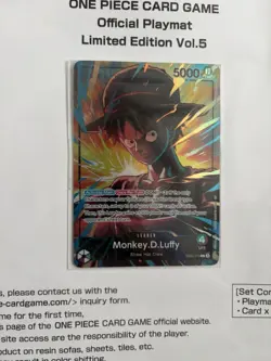 ONE PIECE TCG Official Playmat Vol.5 + Luffy Promo + Best Selection Vol.6 - Image 3