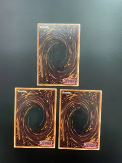 Yugioh Luster Dragon SD1-EN003 1st Edition Common Damaged X3 - Image 2