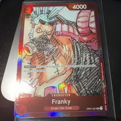 Franky Alt Art Foil OP01-021 Promo Premium Card Collection - ONE PIECE FILM RED - Image 1