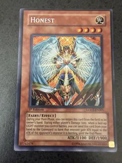 Yugioh Honest - LODT-EN001 - Secret Rare - 1st Edition Light Play - Image 1