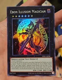 ebon illusion magician sdid-aep08 asian english yugioh super rare - Image 1