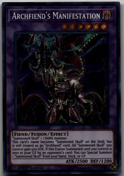 Archfiend's Manifestation Secret Rare Fists of the Gadgets FIGA-EN034 LP - Image 1