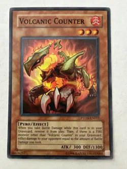 Yugioh - Volcanic Counter - Super - Unlimited - PTDN-EN012 - NM - Image 1