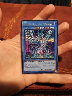 blue eyes chaos max dragon asian english es01-ae018 yugioh prismatic secret rare - Image 2
