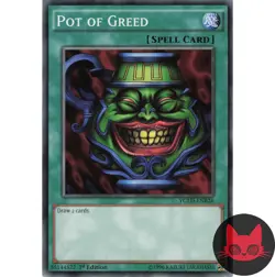 Yugioh Pot of Greed YGLD-ENB26 Common 1st Edition NM - Image 1