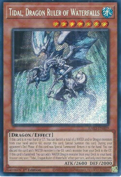 Yugioh Tidal, Dragon Ruler of Waterfalls RA03-EN009 Secret Rare 1st - NM - Image 1
