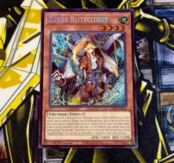 Surge Blitzclique CORI-EN011 Secret Rare Chaos Origins 1st Edition Yugioh NM - Image 1